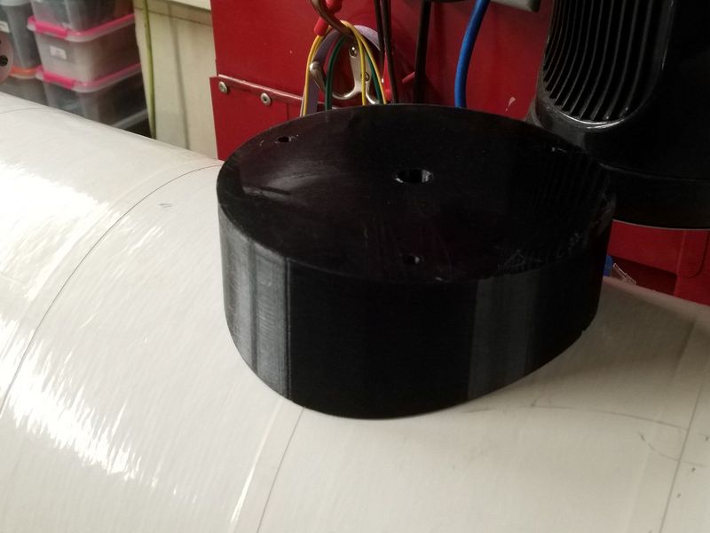 Trunnion being attached