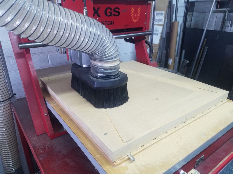 Routing the side panels