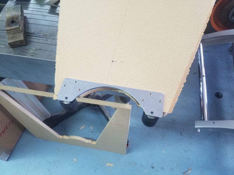 Completed side panels