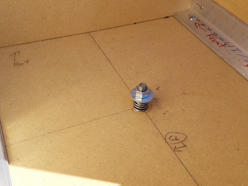 Test hardware for Azimuth Pivot