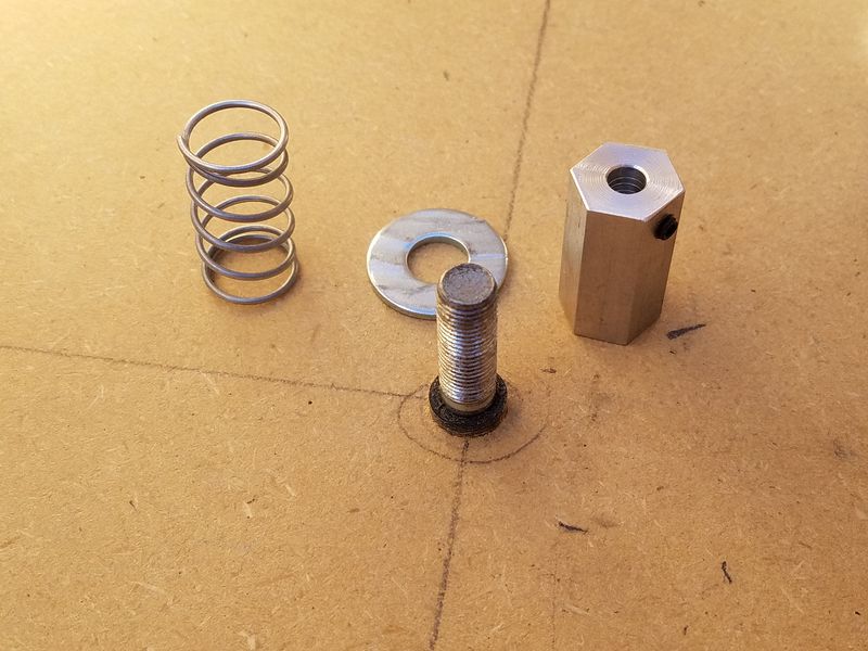 Installed Encoder Mounting Hardware