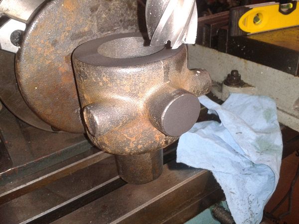 Cap Face machined