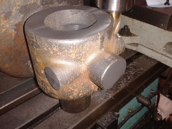 Table Mount Bosses machined