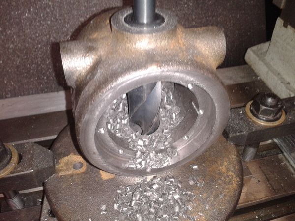 Drilling file shaft bore