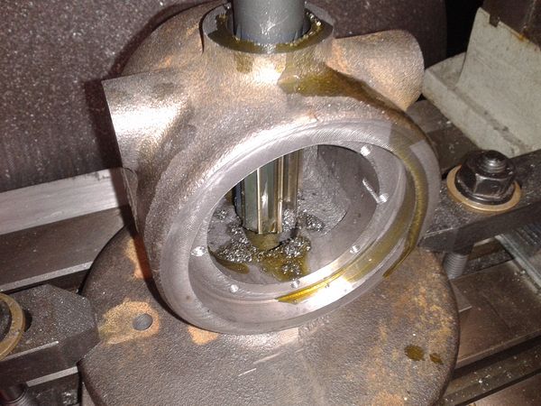 Reaming lower file shaft bore