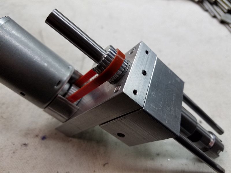 Mounted motor and drive