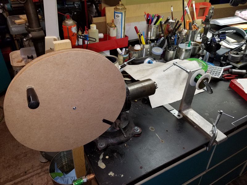 Winder and supply spool