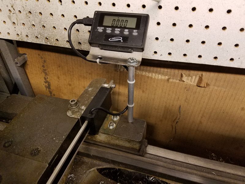 Crossfeed Digital readout