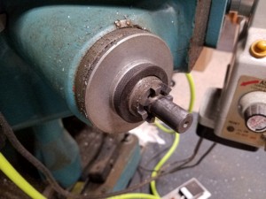 Knee drive on Enco Mill