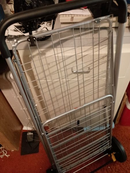 Folded Cart with Platform in place