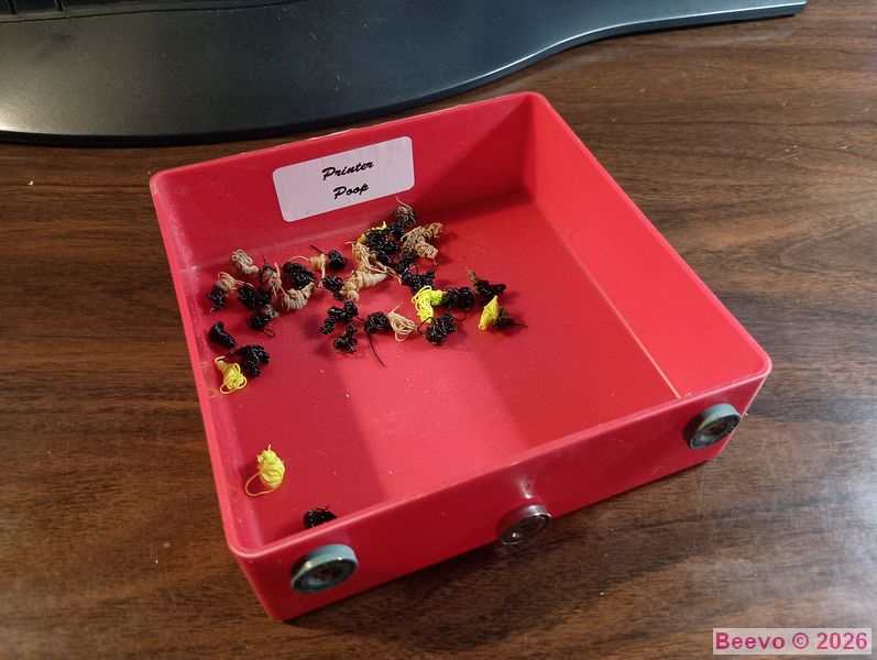 Printer Poop in Catch Pan