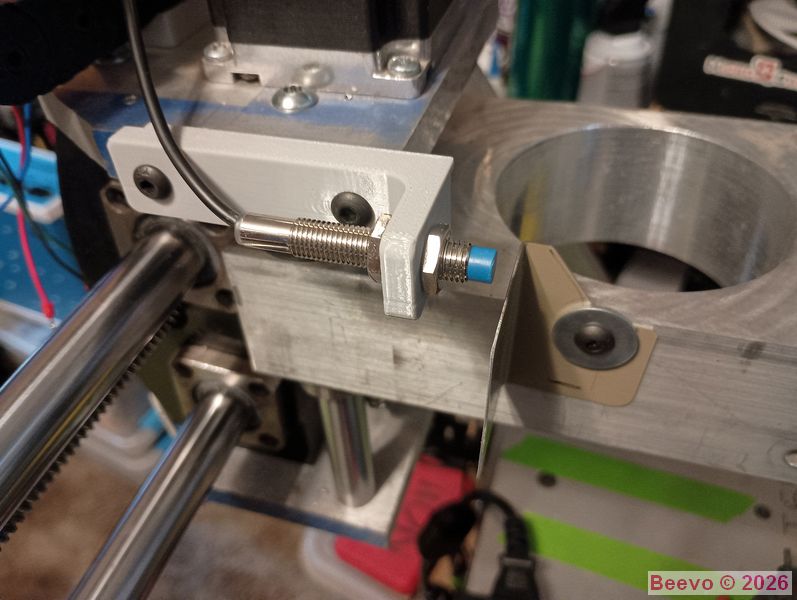 Z Axis Proximity Sensor Mounting and Trigger Blade