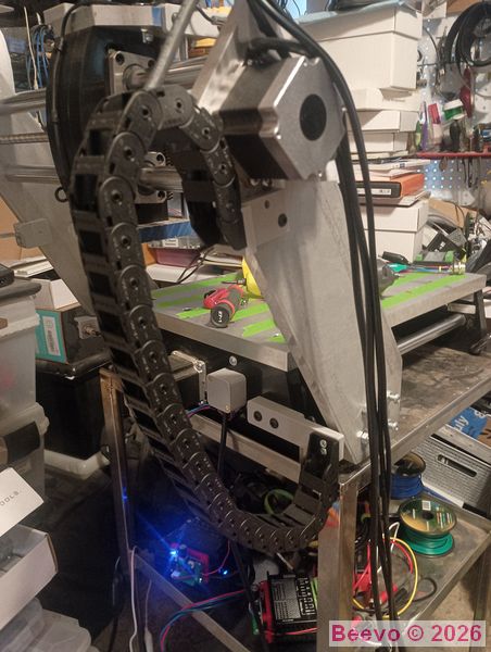 Gantry to Base Drag Chain Collapsed
