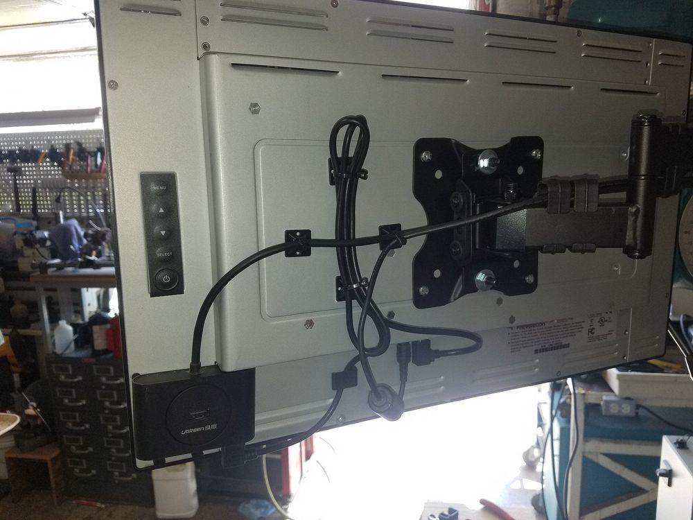 Rear of Monitor