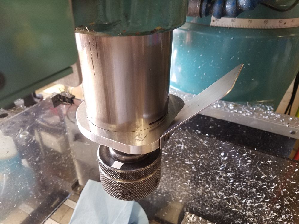 Installed bracket
