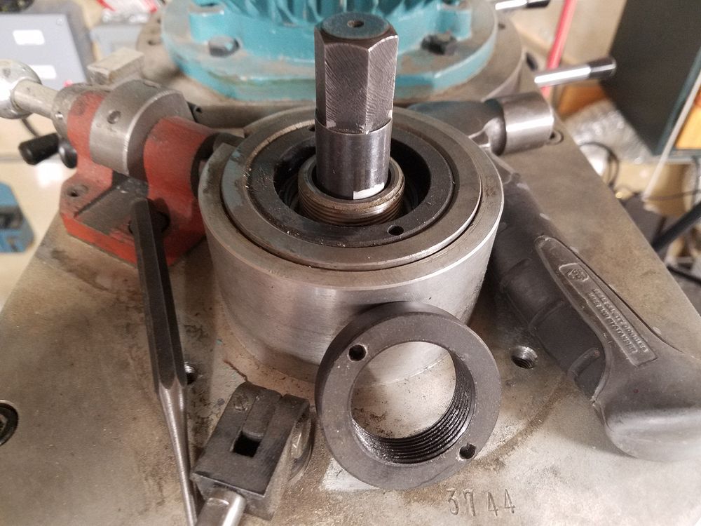 Lock ring removed