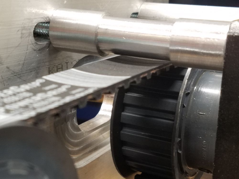 Spacer celarance X Axis