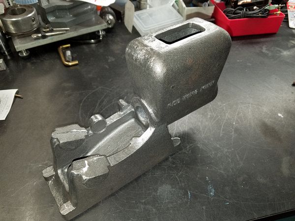 Another view of main casting