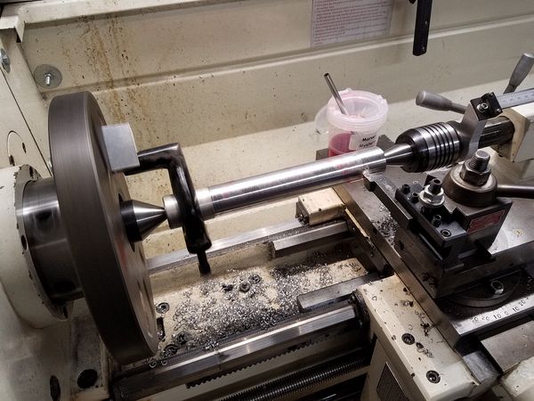 Turning the cylinder test bar